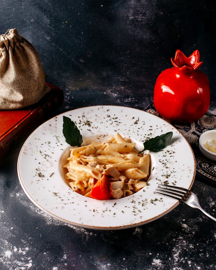 Whipped Ricotta One Pot Chicken Pasta with Sun-Dried Tomatoes